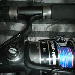 Daiwa Spinning Boat Rod With Penn Pursuit 6000 Reel for Sale in