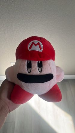 kirby Mario plush