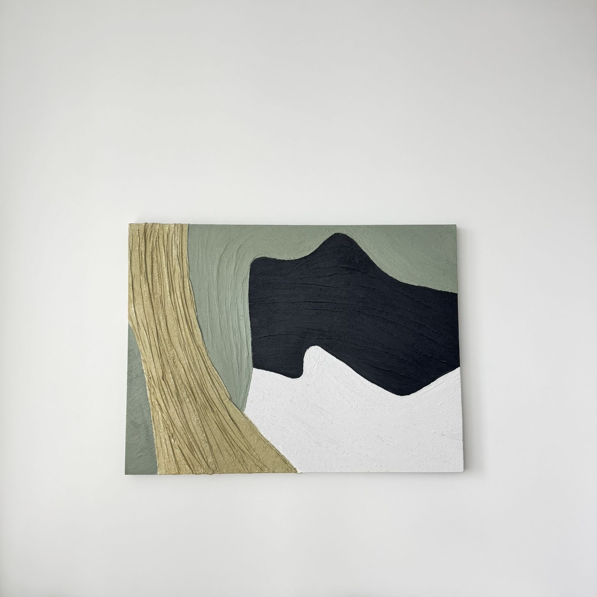 Stunning Textured Abstract Painting On Canvas