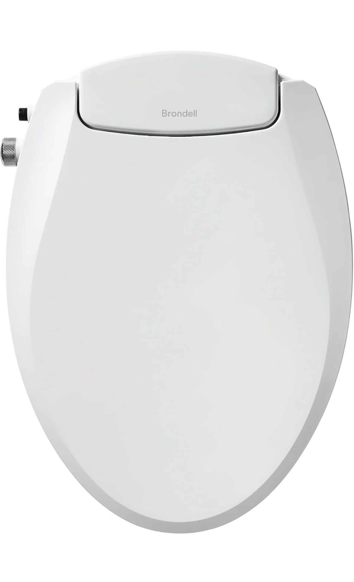 Bidet Toilet Seat Non-Electric Swash Ecoseat, Fits Elongated Toilets, White - Dual Nozzle System, Ambient Water Temperature - Bidet with Easy Install