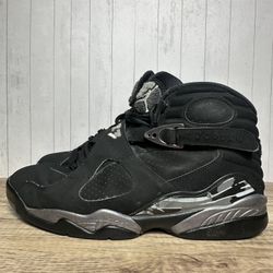 Nike Air Jordan 8 Retro 2015 Black Chrome 305381-003 OG Size 13 Mens CLEAN