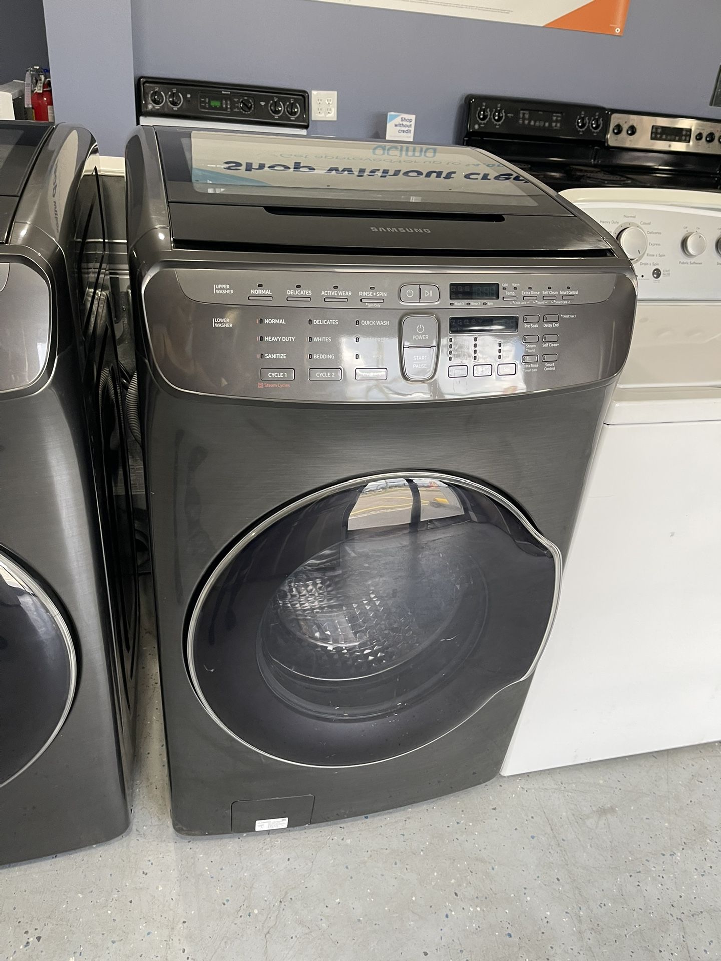 Samsung Double Washer And Dryer Set 1400 / 60 Day Warranty for Sale in