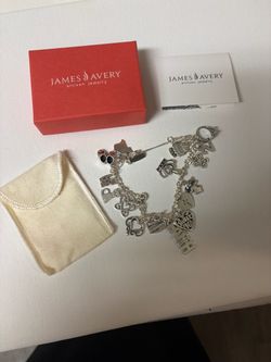 James Avery Sterling Silver Charm Bracelet