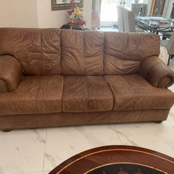 Leather Sofa 
