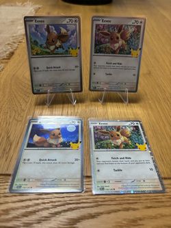 Eevee Pokémon 30th Celebration Collection Set Lot of 4