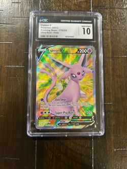 CGC 10 Espeon V 179/203 Evolving Skies Full Art Holo ENG Pokemon 2021