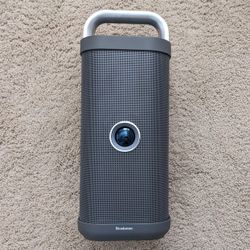Brookstone Big Blue Party 360 indoor outdoor 72W wireless Bluetooth Wi-Fi speaker with Chromecast