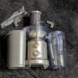 Breville Cold Juice Fountain 2-Speed Juicer Stainless Steel 3" Wide Feed BJE430