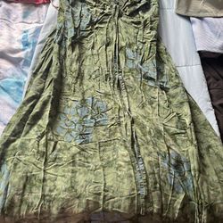 Green And Blue Dress 