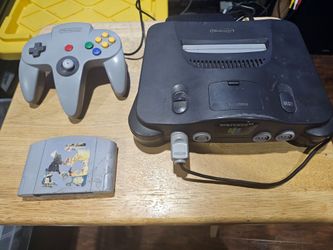 Nintendo 64 Console with Controller and Game