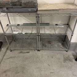 Storage Rack (2) Priced Separately 