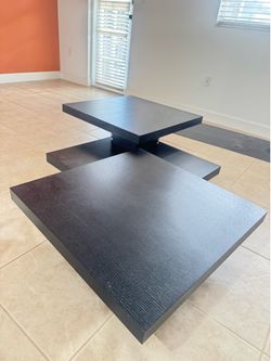 Expandable Center Coffee table dark wood