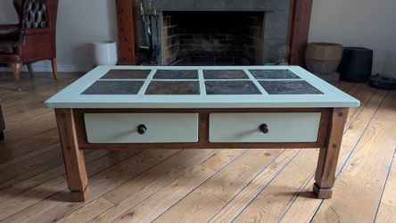 Farmhouse Solid Wood Coffee Table