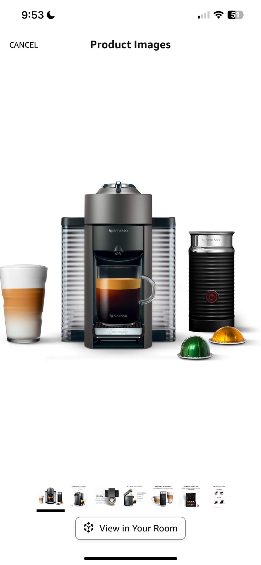 Nespresso Vertuo Evoluo With Frother