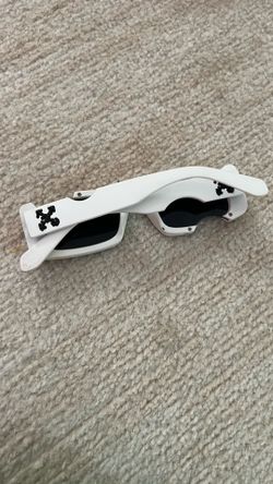 White/off-white frame sunglasses