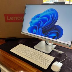 Lenovo 24” F0J6 2025 ALL IN ONE Computer Intel N100 16GB 512GB SSD Windows 11 Pro