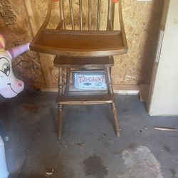 Antique High Chair 