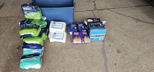 Lot of prevail Medline sleep overs nighttime underwear diapers for youth asking 40 for everything

Pick up is in Allen 