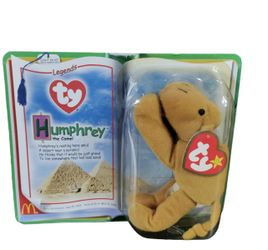 Retired Rare Ty Beanie Baby Humphrey the Camel from McDonald's 2000 Legends Trio