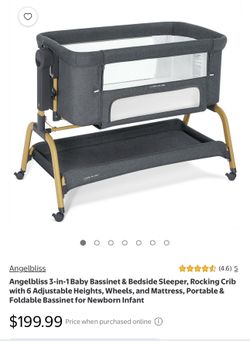Rocking bassinet