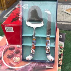 Vintage Cheese An Cracker Utensils 