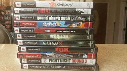 Lot of PS2 games