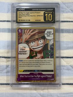 One Piece Card Game At Sea You Fight against Pirates!! OP05-076 CGC Pristine 10