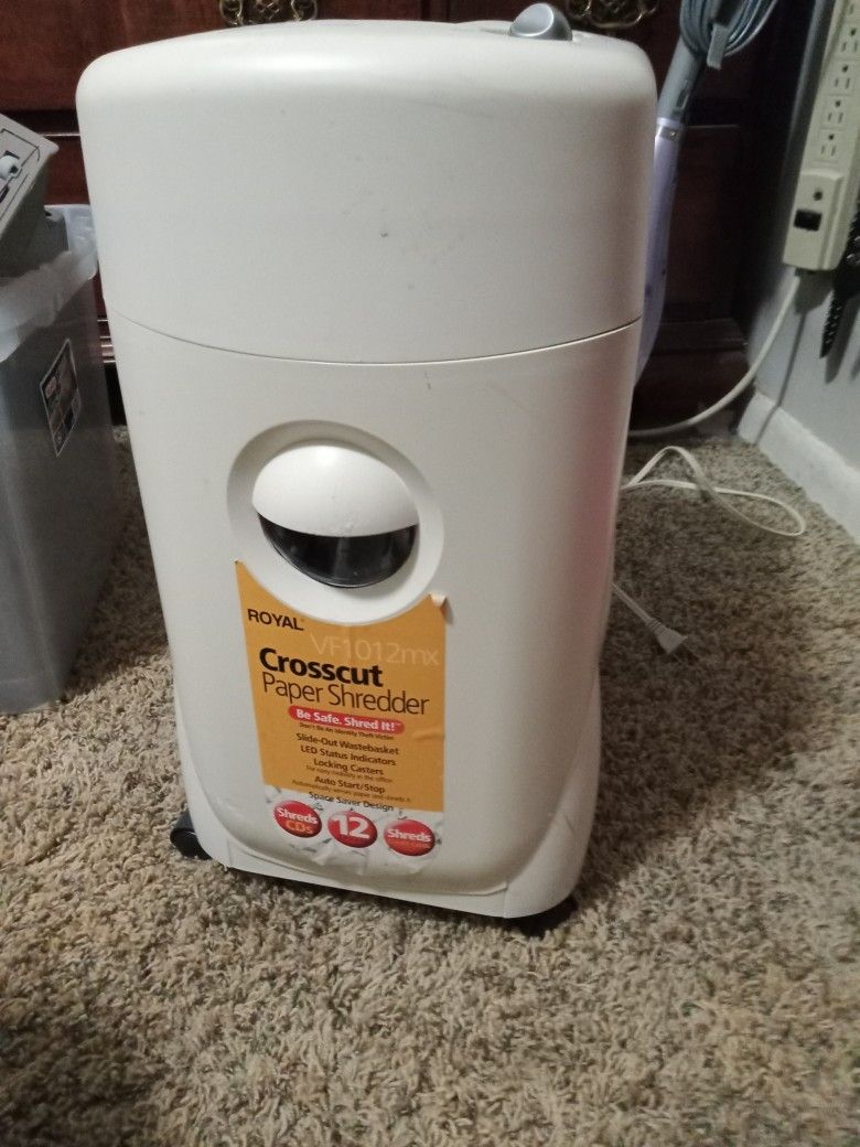 Crosscut Paper Shredder