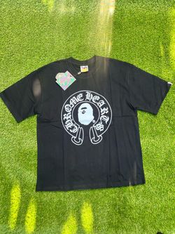 Chrome heart bape shirt