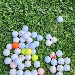 lot of 50 range golf balls 
