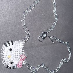 Hello kitty Necklace And Mini Purse 