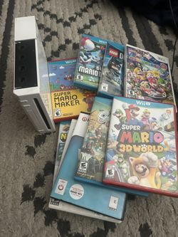 Wii U console+Games