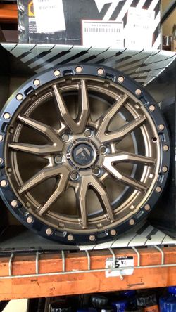 Set of wheel Fuel. Matte Bronze. sizes 18.9 ......6x139