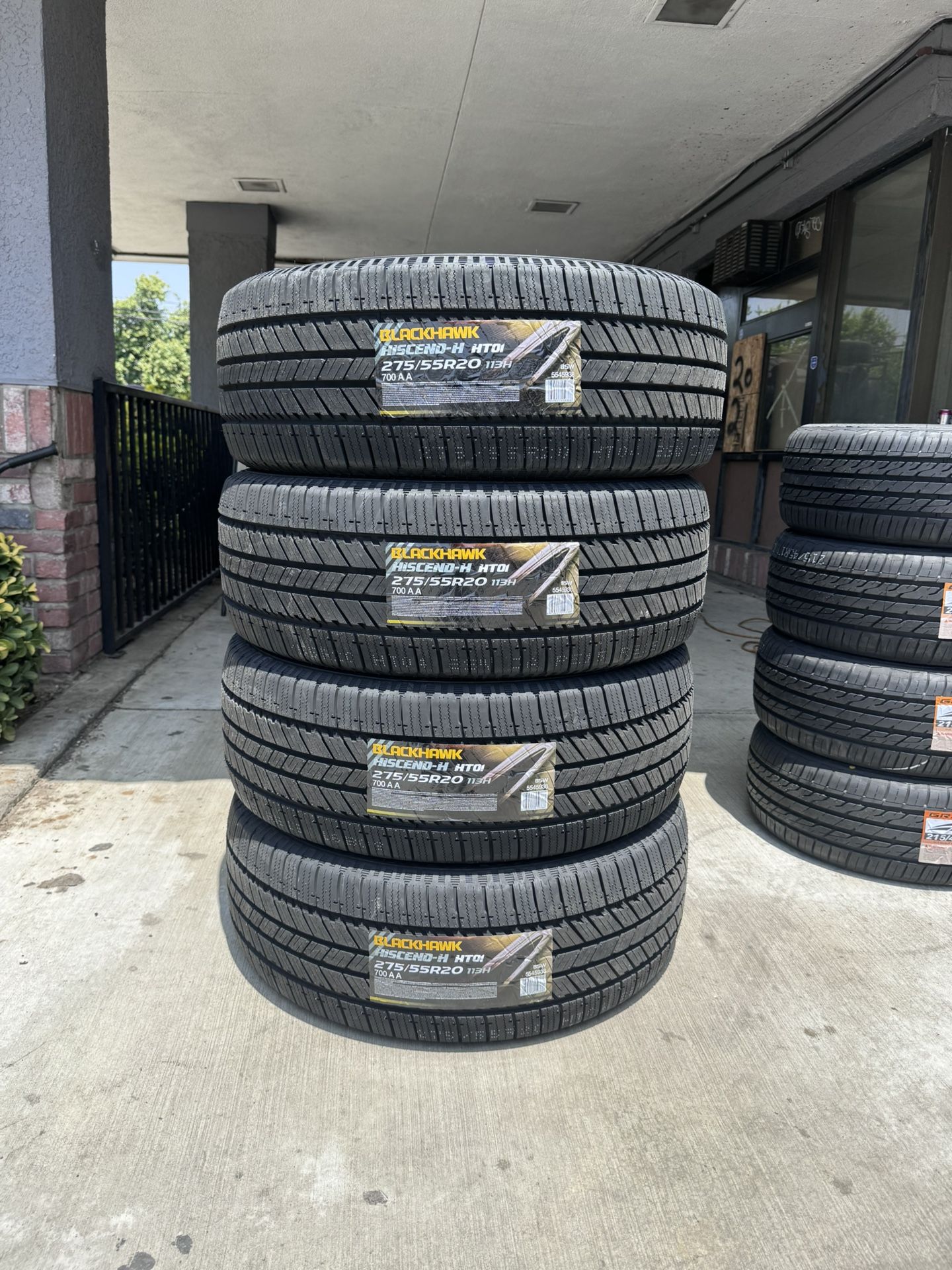 275/55R20 Four Brand New Tires W/ Installation & Balance $600