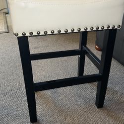 Leather Bar Stool 26 Inches Tall Set Of 2
