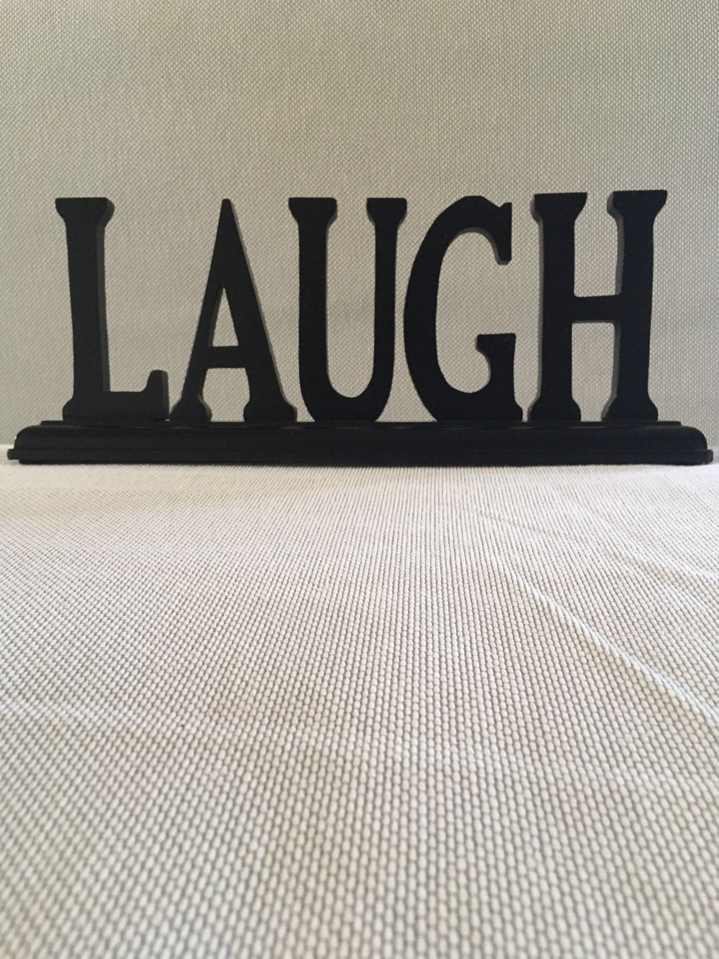 "Laugh" sign