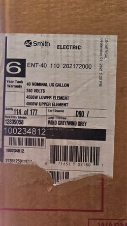 Electric water heater