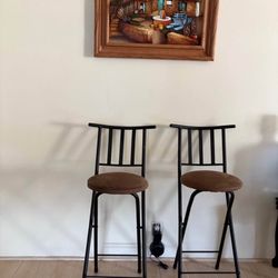 Two Bar Stools 