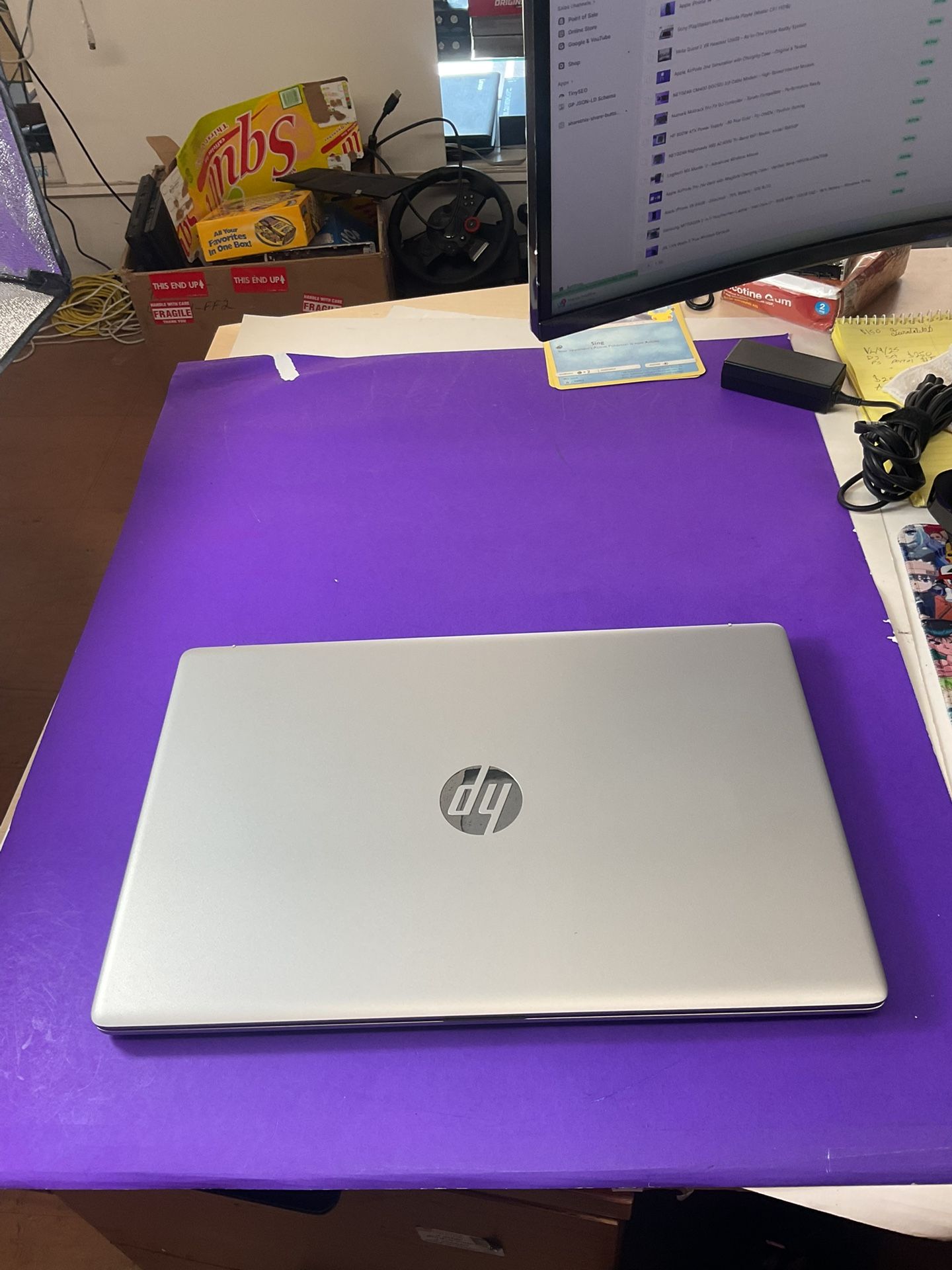 HP 17-cp2199nr 17.3” Laptop – AMD Ryzen 5 7520U, 16GB RAM, 512GB SSD, Windows 11