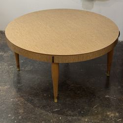 Mid Century Modern Round Low Coffee Table
