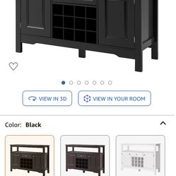 Kitchen Buffet Storage Cabinet / Wine Rack 