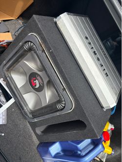 L7 12 inch kicker and hifonics Zeus amp.