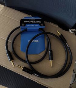 BOSS 3ft 14-Gauge Gold Speaker Cable