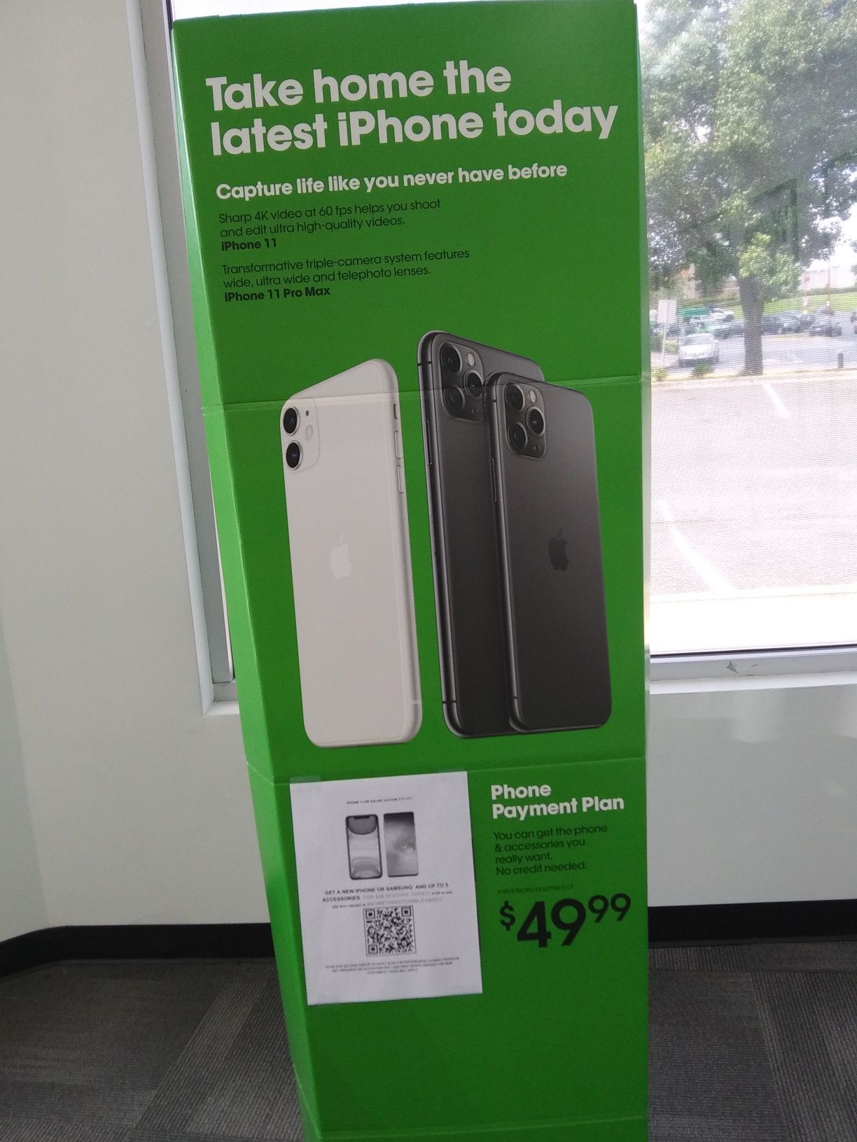 Get a Iphone 11 pro max for $49.99 at Cricket Wireless New Carrollton MD