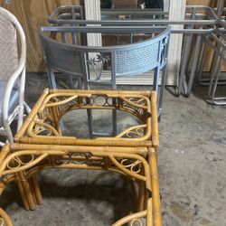 End table/console With Glass Top