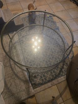 Glass Coffee Table and 2 end Tables