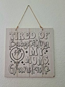 Small wall sign