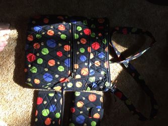 Shoulder purse, wallet and eyeglass holder