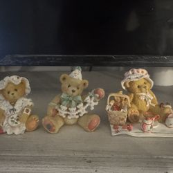 Cherished Teddies, a brand of collectible figurines designed by Priscilla Hillman and produced by Enesco