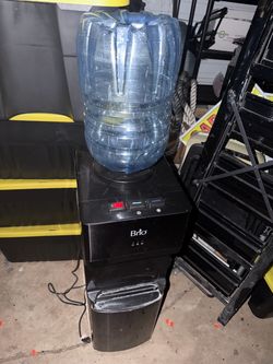 Black Top-Load Water Cooler Dispenser Used